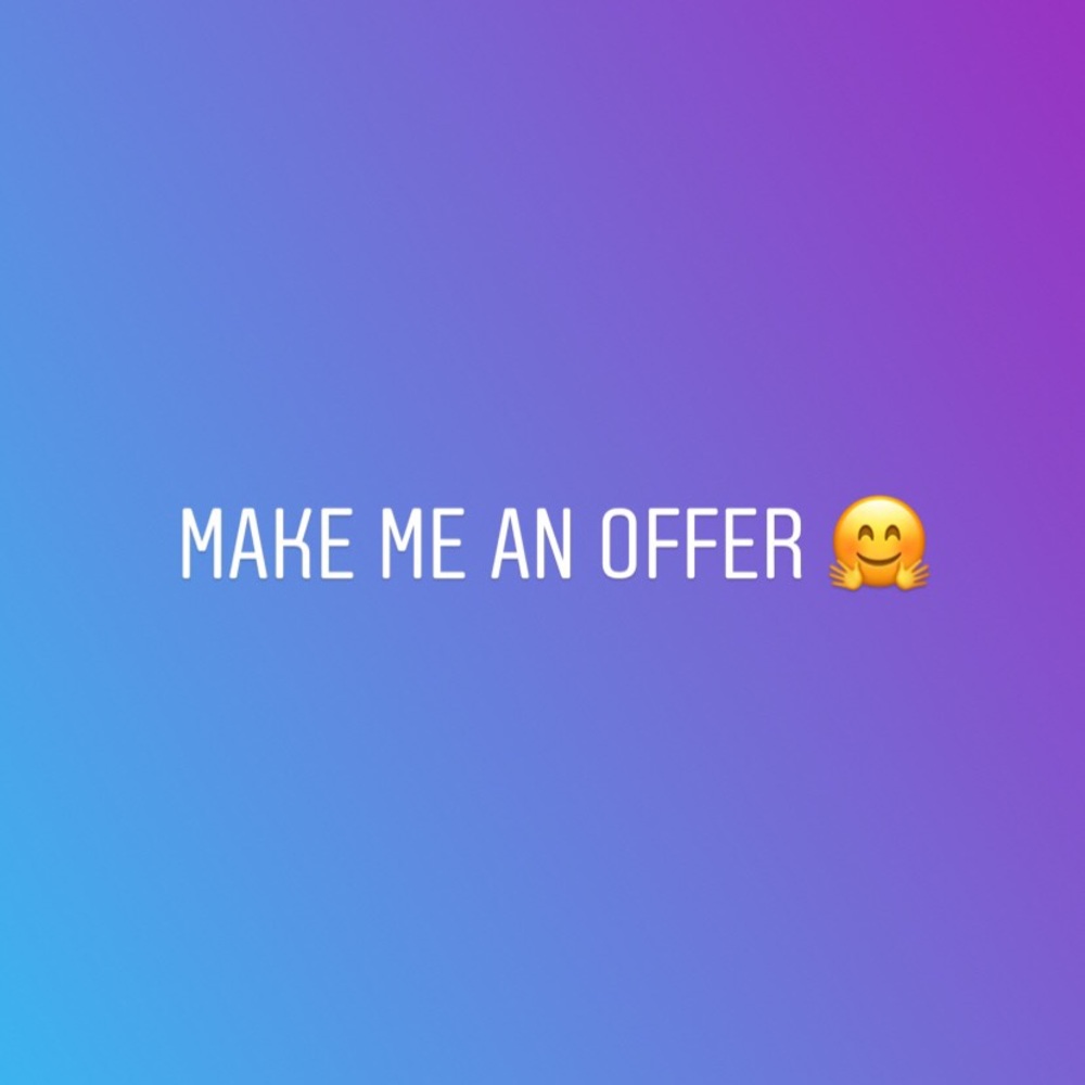 MAKE ME AN OFFER ✨